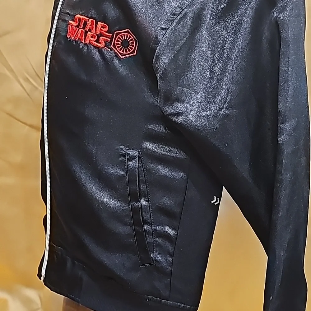 F Disney Star Wars Japanese Fighter Bomber Black Jacket XS